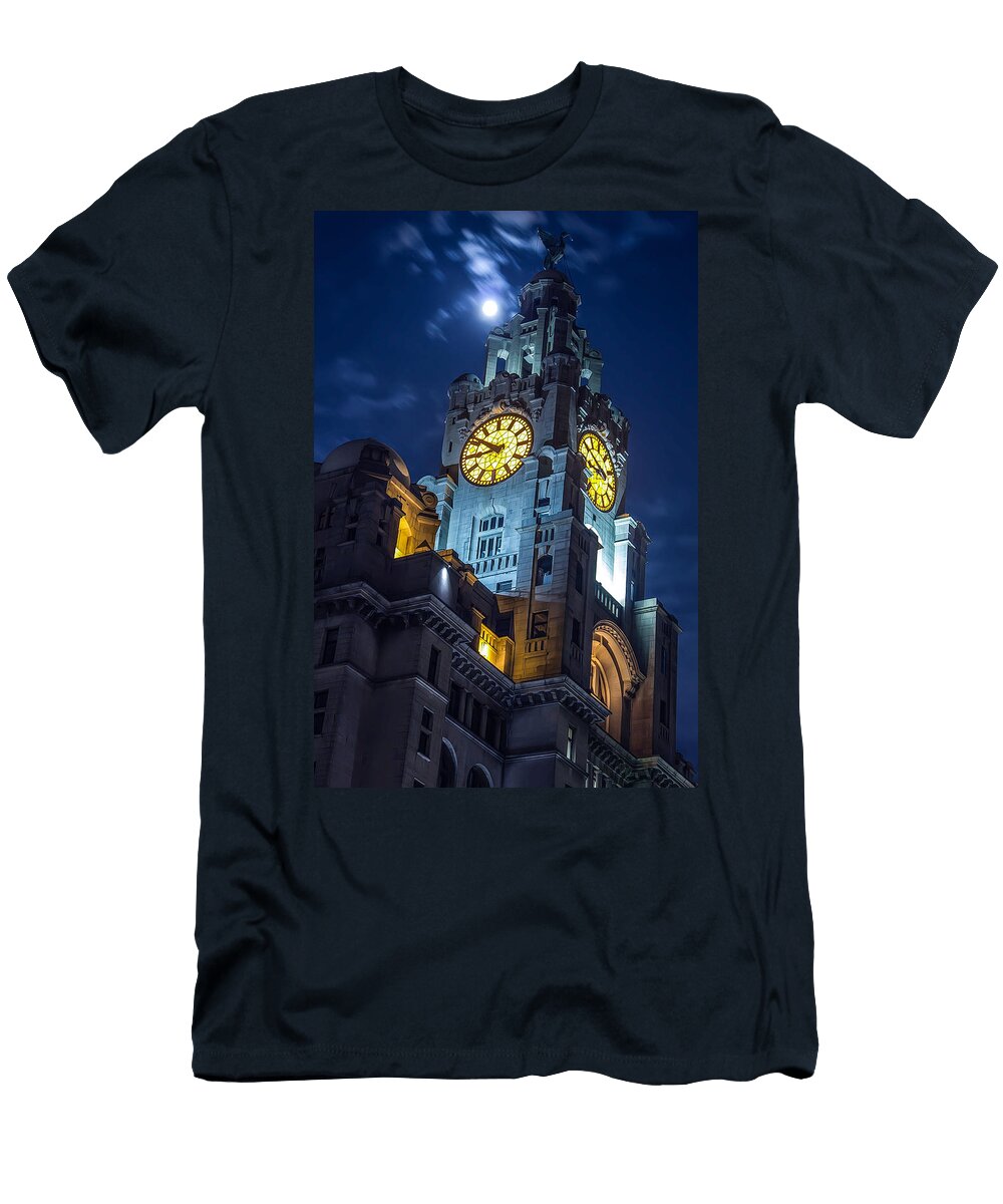 Top of the Tower At Liverpool Paul Madden T-Shirt