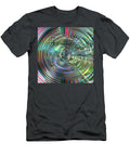 Trippy Circle Maze in Overdrive Marco De Mooy T-Shirt