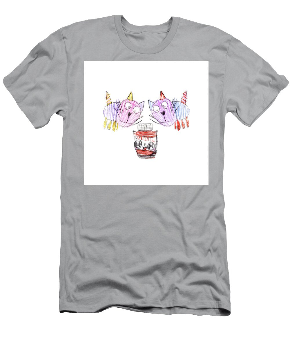 Two Cats Tanya Kurushova T-Shirt