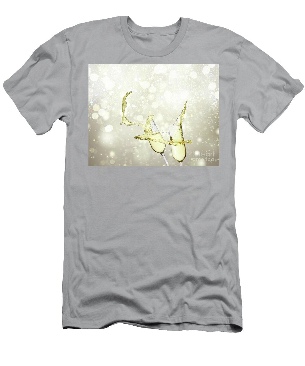 Two Champagne Glassesn Anastasy Yarmolovich T-Shirt