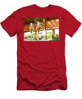 Two Glasses of Bubbly Champagne with Unfocused Background of a Celebration Joaquin Corbalan T-Shirt