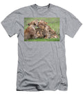Two Lionesses Nuzzling Surrounded By Three Cubs Kgalagadi Ann Steve Toon Natureplcom T-Shirt