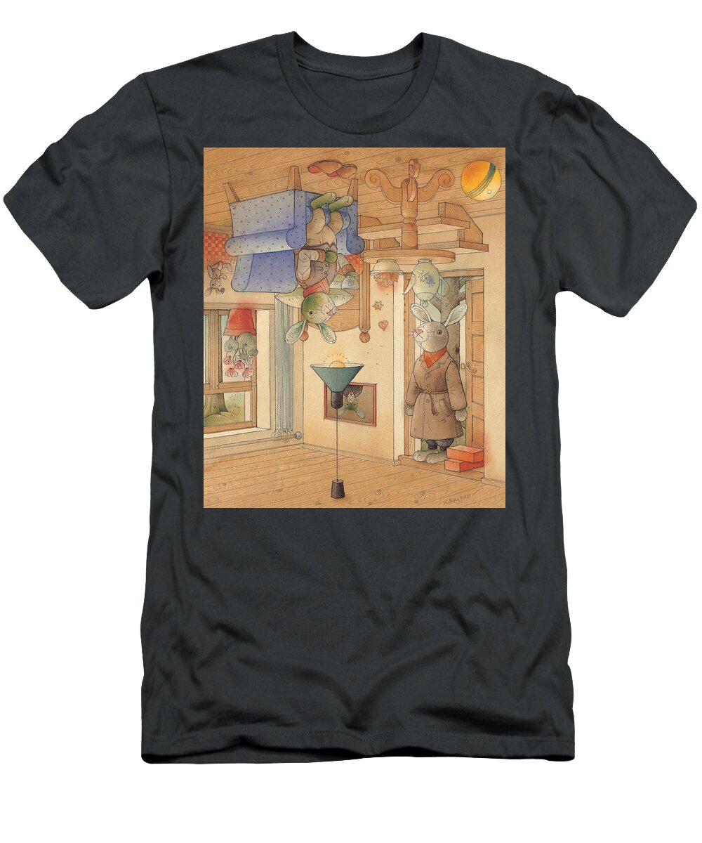 Two Rabbits Kestutis Kasparavicius T-Shirt
