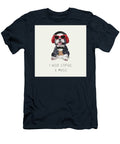 Typography Slogan Toon Dog Adorable Pet Poster Chapman Dan T-Shirt