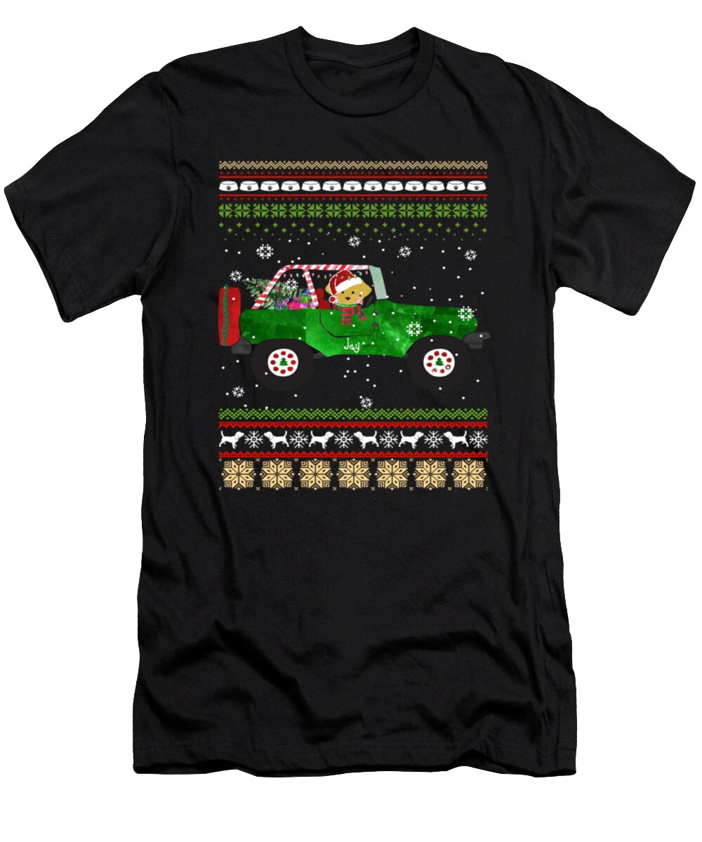 Ugly Christmas Jeep Bear Tinh Tran Le Thanh T-Shirt