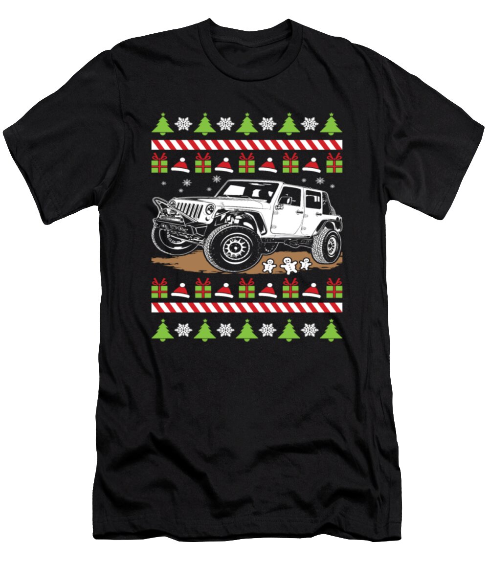 Ugly Christmas Jeep Gift Tinh Tran Le Thanh T-Shirt