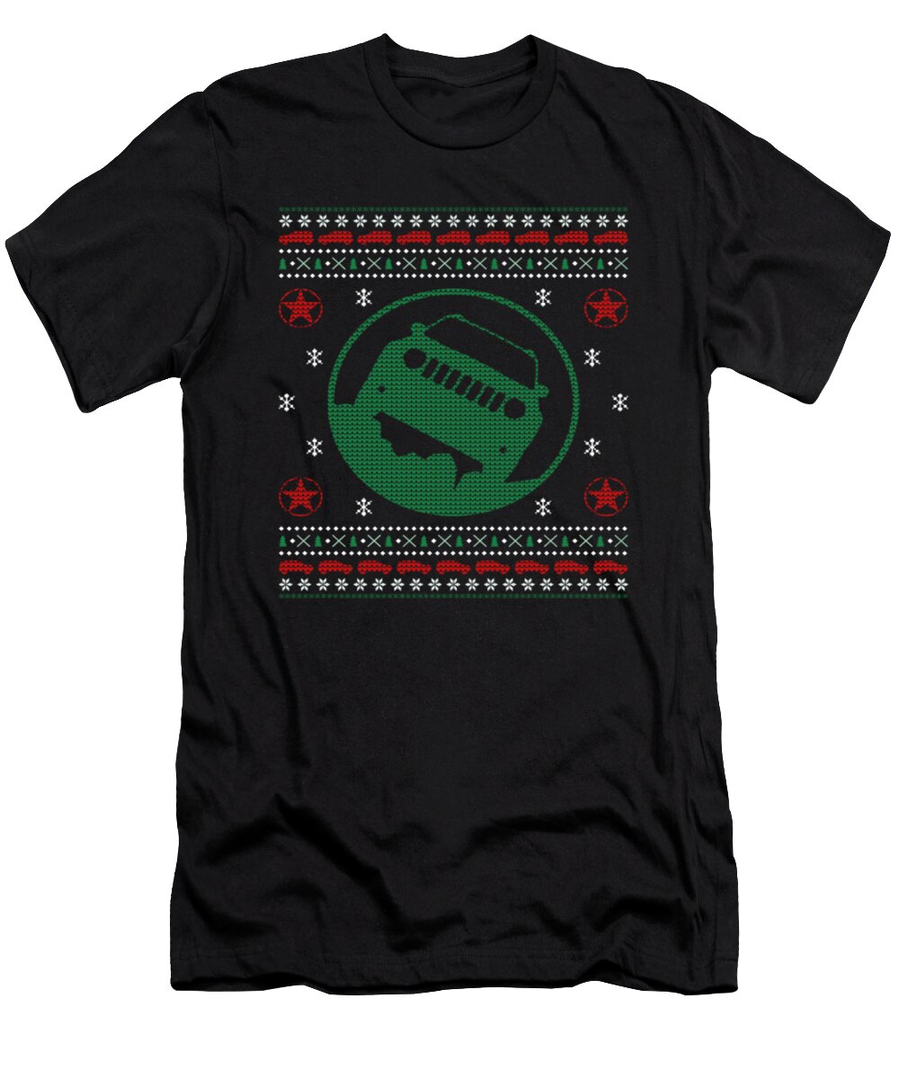 Ugly Christmas Jeep Stars Tinh Tran Le Thanh T-Shirt