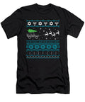 Ugly Christmas Jeep with Tree and Reindeers Tinh Tran Le Thanh T-Shirt