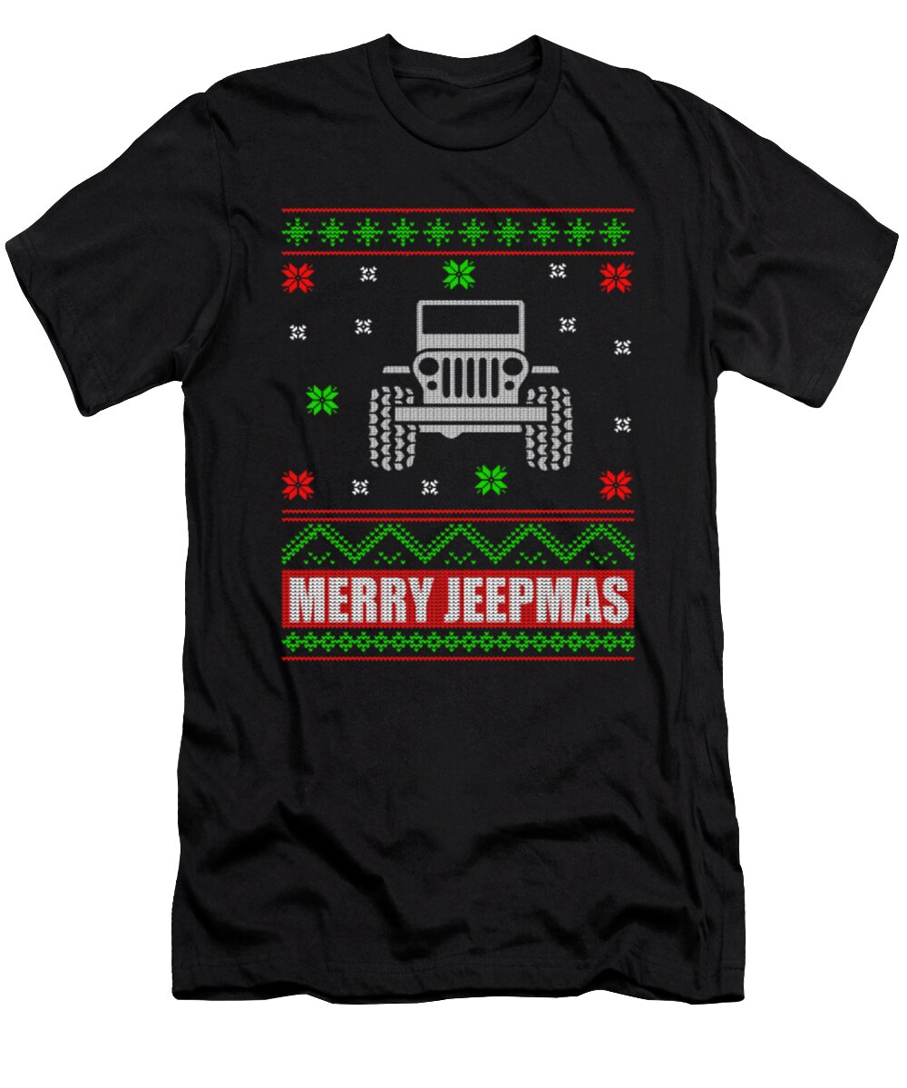Ugly Christmas Merry Jeepmas Tinh Tran Le Thanh T-Shirt