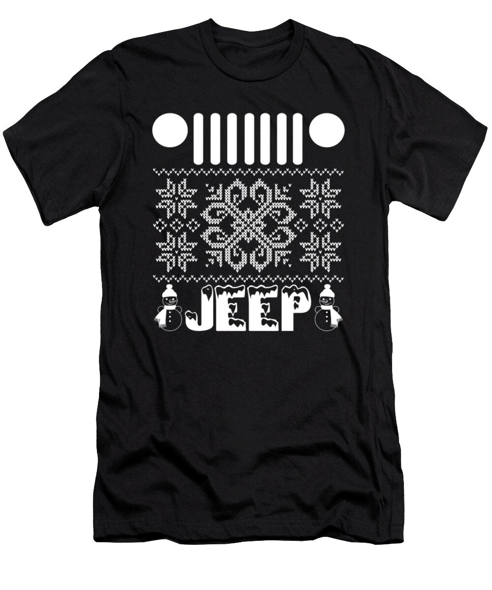 Ugly Christmas Sweater Jeep Tinh Tran Le Thanh T-Shirt