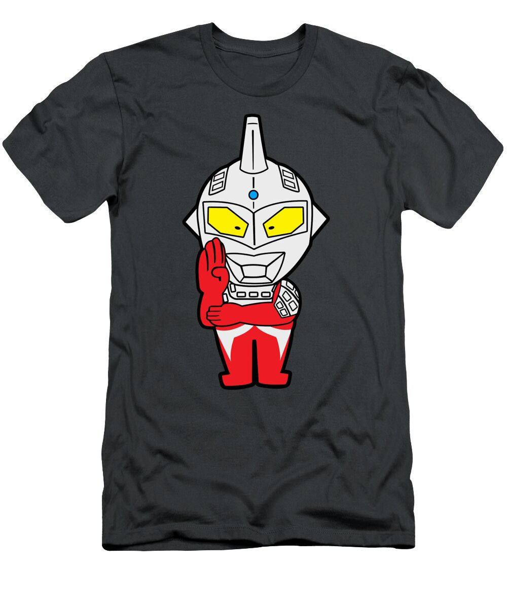 Ultraman Seven Chibi Attack Elizabeth J Campbell T-Shirt