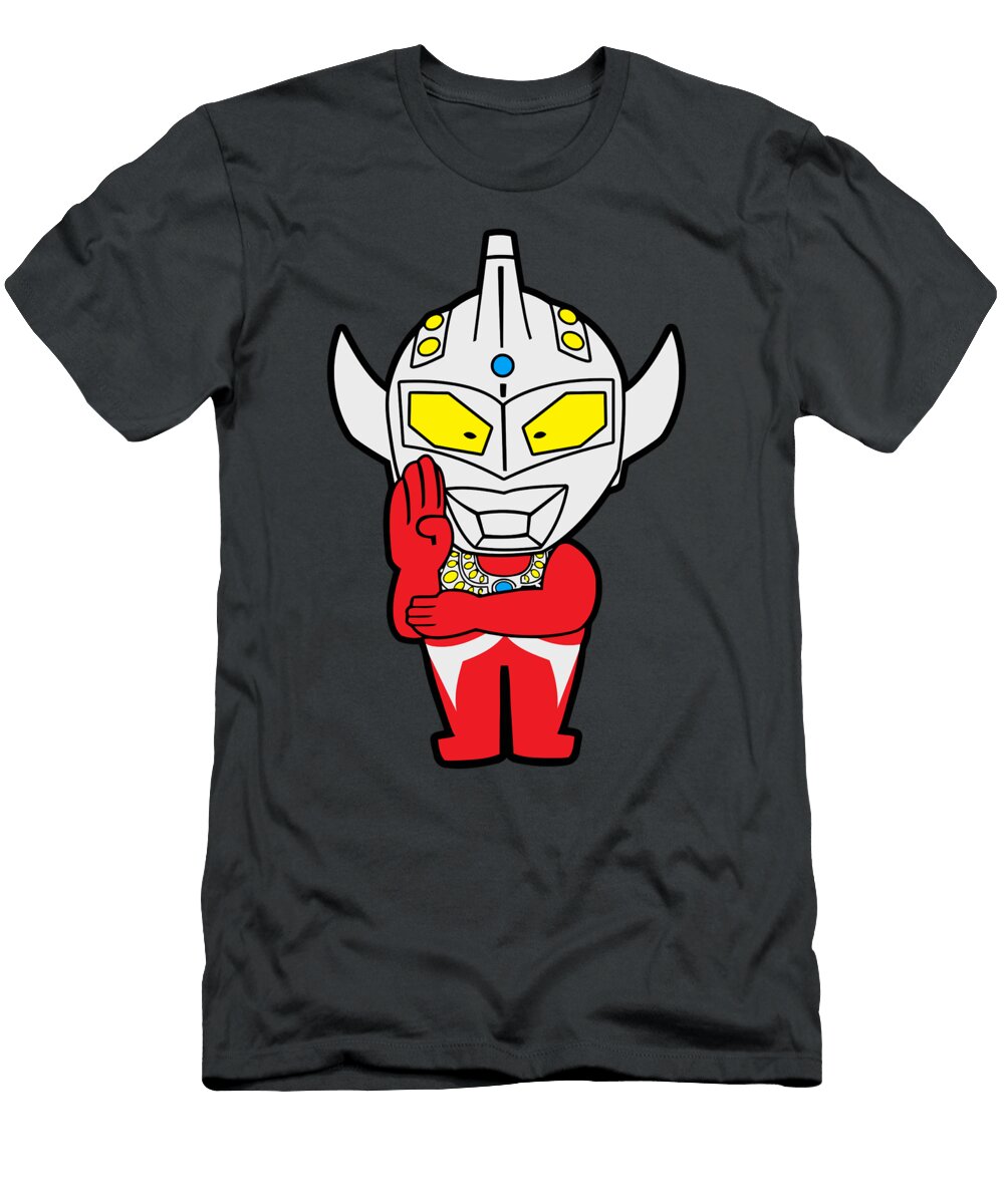 Ultraman Taro Attack Chibi Elizabeth J Campbell T-Shirt