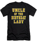 Uncle of the Birthday Lady Softball Lover Bday Party Product Art Grabitees T-Shirt