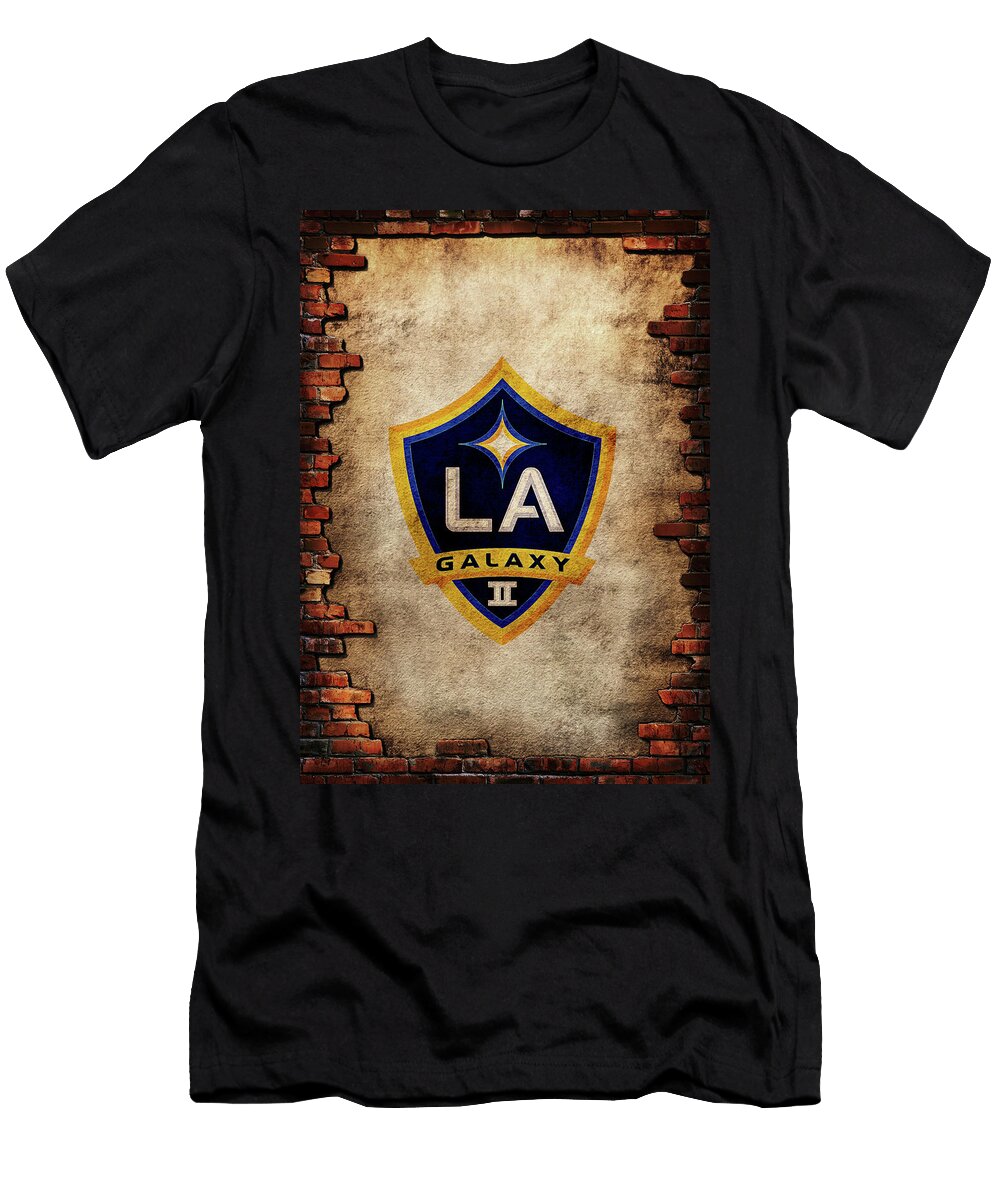 United Soccer League Red Brick LA Galaxy Ii Leith Huber T-Shirt