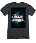 United Soccer League Red Lighting Blue Usl Championship Vert Dark Leith Huber T-Shirt