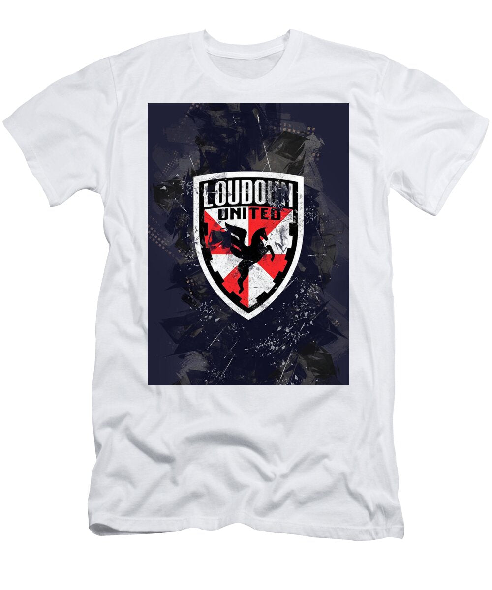 United Soccer League Red Loudoun United Fc Leith Huber T-Shirt