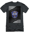 United Soccer League Red Metal Art Reno Fc Leith Huber T-Shirt