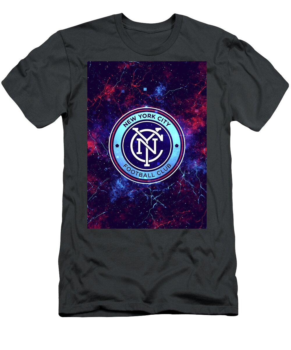 United Soccer League Red Nebula New York City Fc Leith Huber T-Shirt
