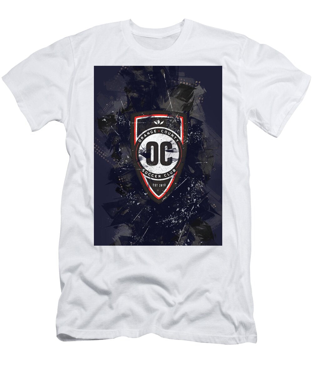 United Soccer League Red Orange County Sc Leith Huber T-Shirt