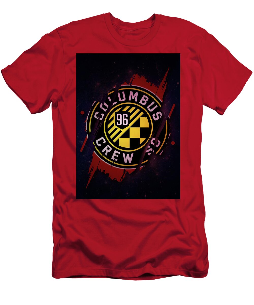 United Soccer League Red Red Columbus Crew Sc Leith Huber T-Shirt