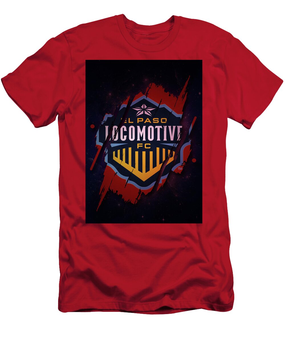 United Soccer League Red Red El Paso Locomotive Fc Leith Huber T-Shirt