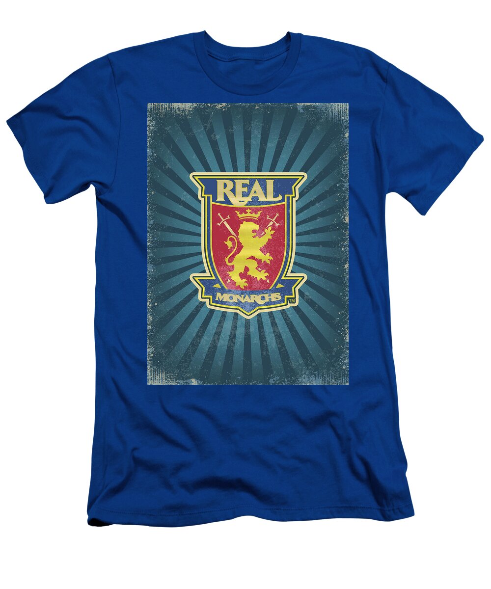 United Soccer League Red Vintage Real Monarchs Leith Huber T-Shirt