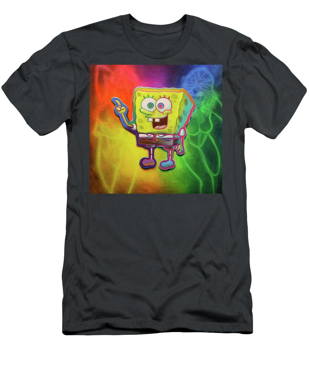 Untitled Spongebob Squarepants Michael Andrew Law Cheuk Yui T-Shirt