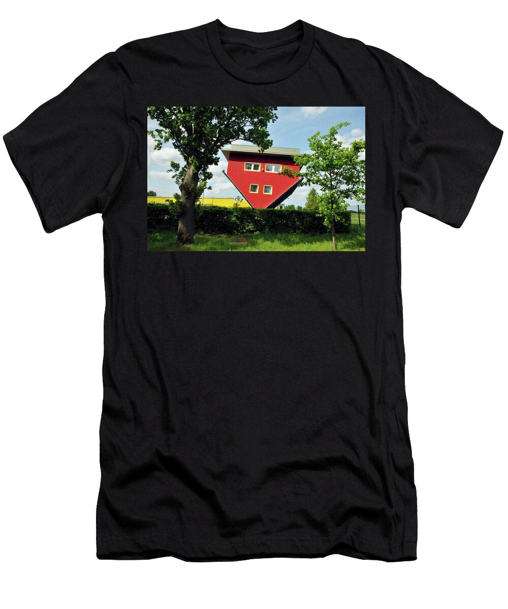 Upside Down House Rugen Germany Uwe Niehuus T-Shirt