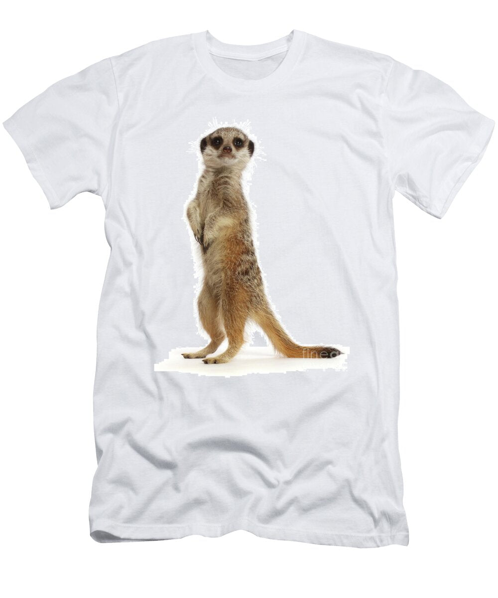 Upstanding Meerkat Warren Photographic T-Shirt