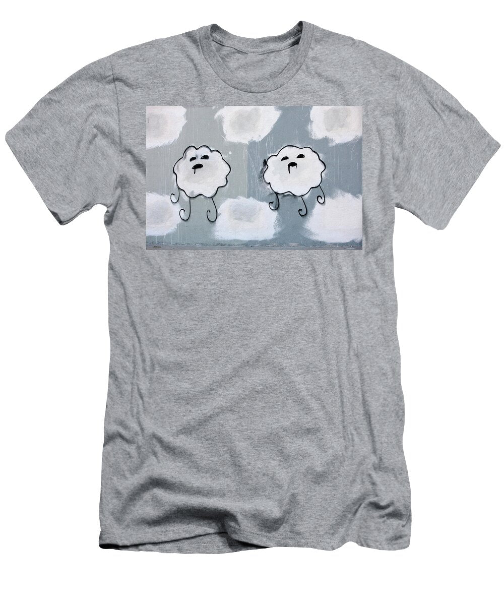 Urban Rain Clouds Art Block Collections T-Shirt