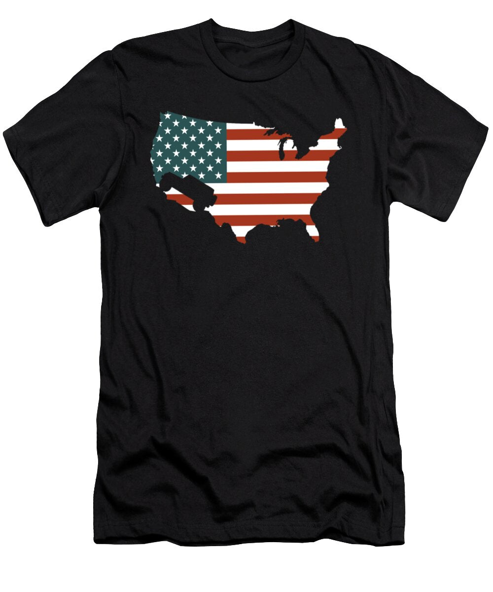 USA Flag Jeep Tinh Tran Le Thanh T-Shirt