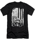 USA Flag Quad Racing Atv Rider Offroad Gift Thomas Larch T-Shirt