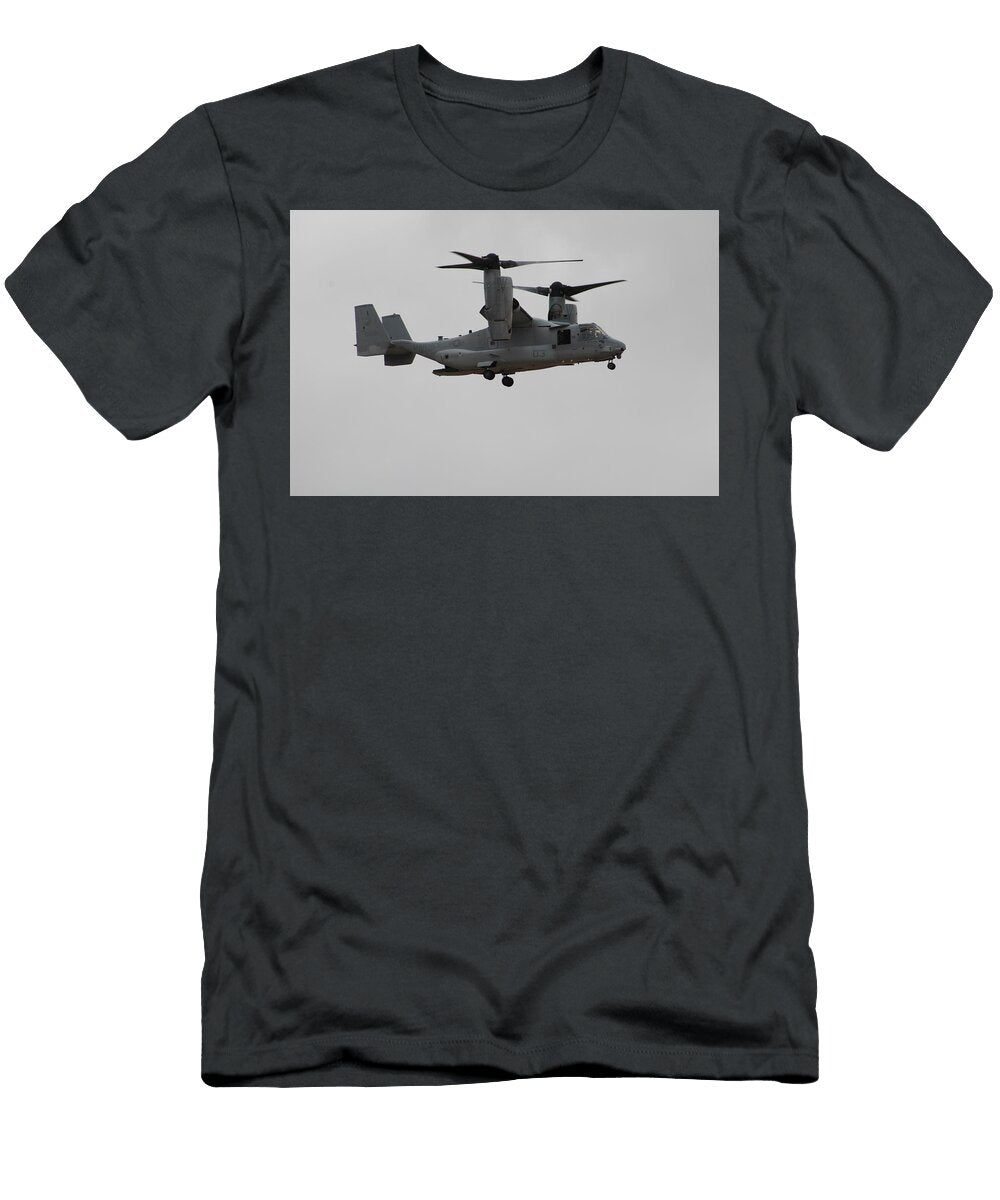 V 22 Osprey Camera Person 747 T-Shirt