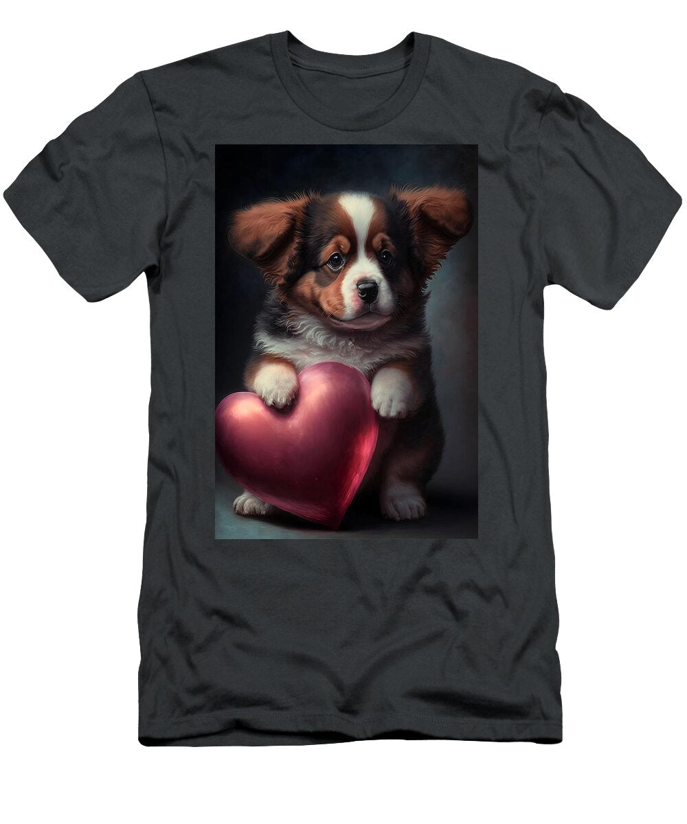 Valentine Puppy 1 Lilia D T-Shirt
