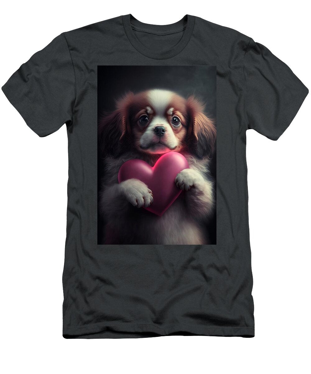 Valentine Puppy Lilia D T-Shirt