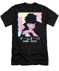 Vaporwave Aesthetic Sad Anime Boy Game Over Japanese Lofi Dnt Prints T-Shirt
