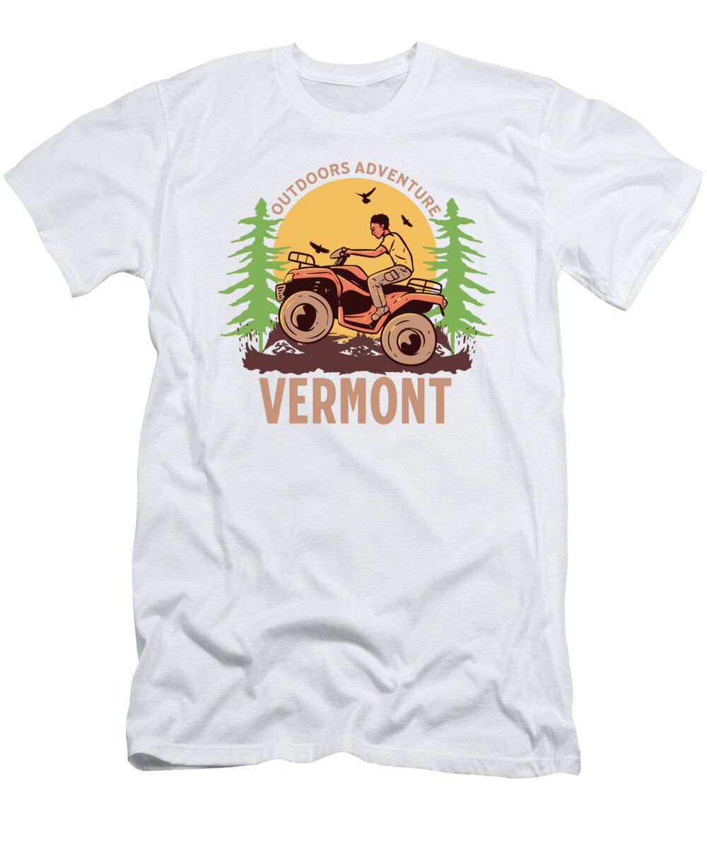 Vermont Outdoors Quad Bike Riding Atv Orgence Matungwa T-Shirt