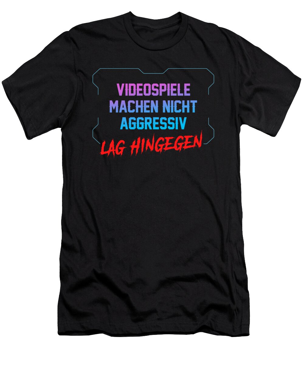 Videospiele Video Games Gamer Zocker Gaming Gift Thomas Larch T-Shirt
