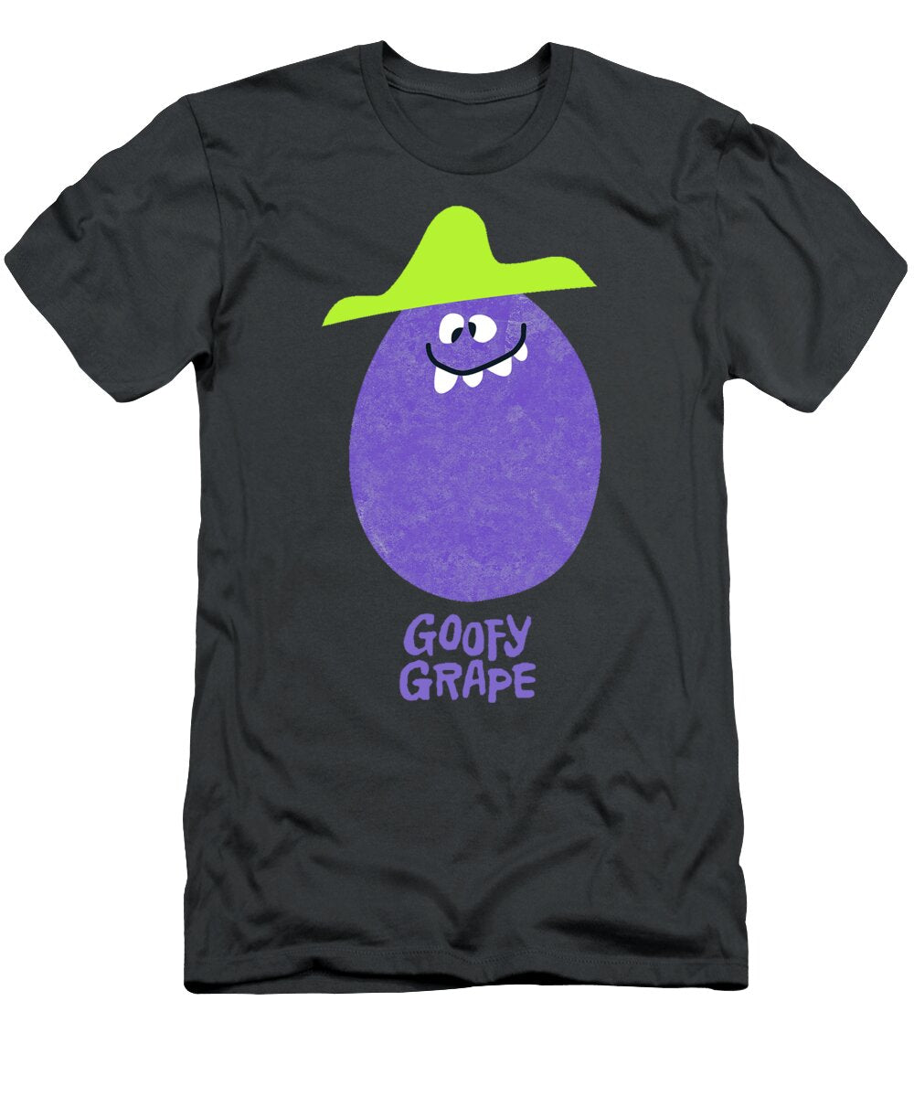 Vintage 60s Funny Face Drink Mix Character Goofy Grape Glen Evans T-Shirt