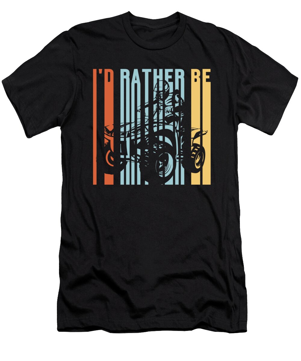 Vintage Atv Retro Quad Racing Extreme Sports Gift Thomas Larch T-Shirt