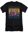 Vintage Dungeons Raccoon Live Fast Roll Trash Retro Dragons Do Tran Quang T-Shirt