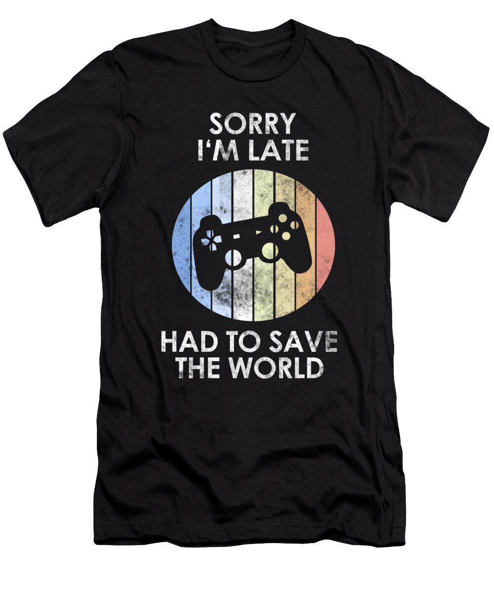 Vintage Gaming Had to Save the World Used Look Alessandra Roth T-Shirt