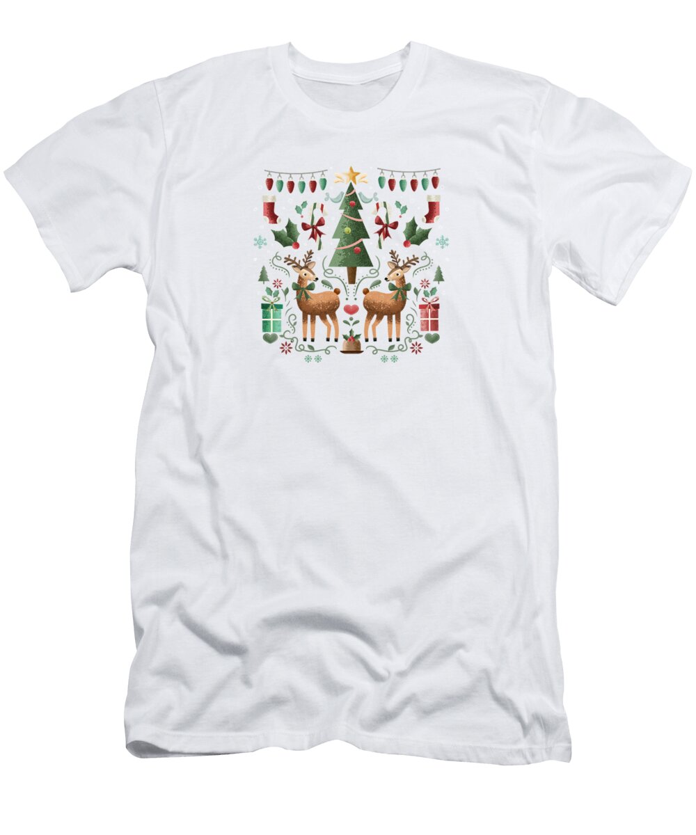 Vintage Holiday Christmas Jubilee Little Bunny Sunshine T-Shirt
