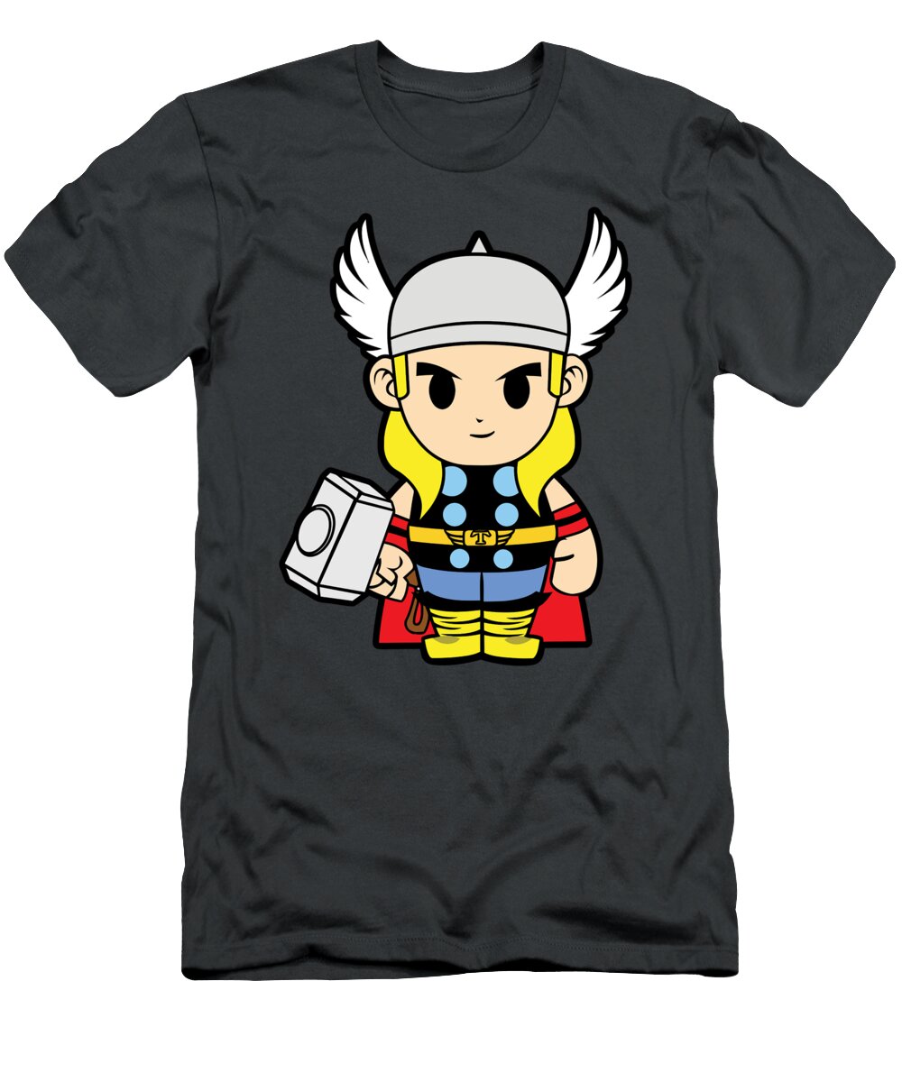 Vintage Thor Chibi Elizabeth J Campbell T-Shirt