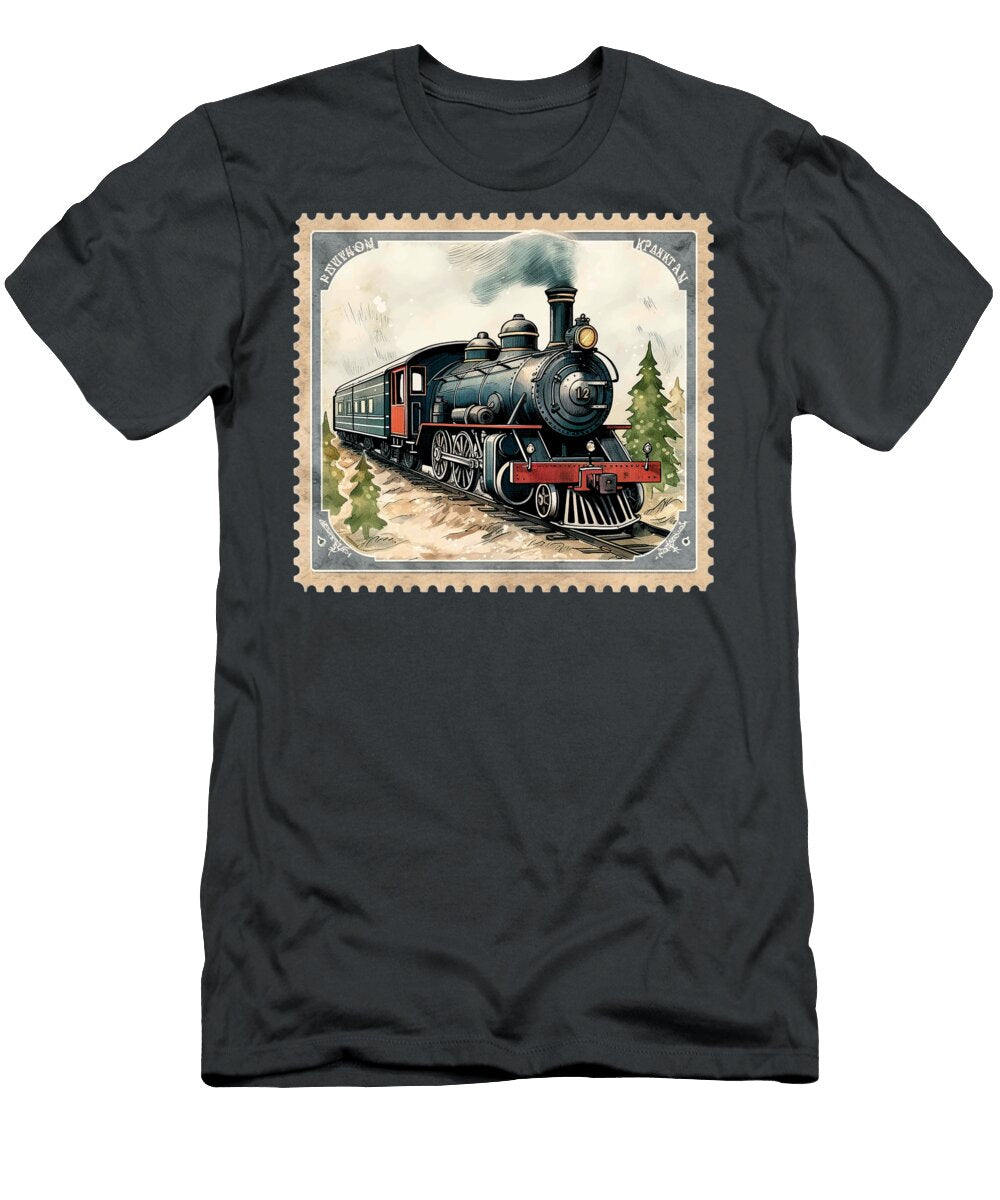 Vintage Train Journey Lise Bilhaut T-Shirt