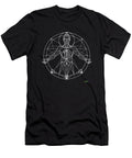 Vitruvian Man with Bitcoin Symbol Benito Del Ray T-Shirt