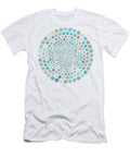 Vortex Circle Blue Hailey E Herrera T-Shirt