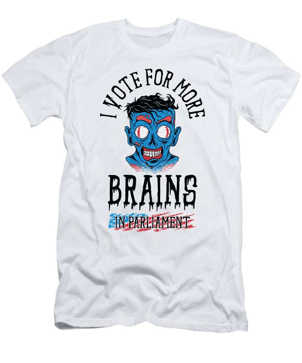 Voting Parliament Halloween Zombie Monster Voter Toms Store T-Shirt