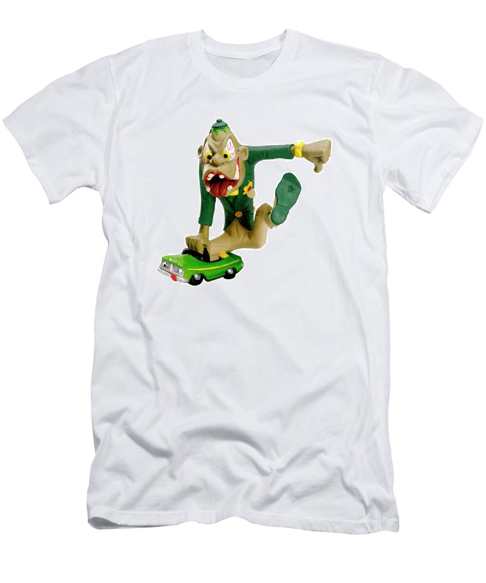 Wacky Character Driving a Car Csa Images T-Shirt