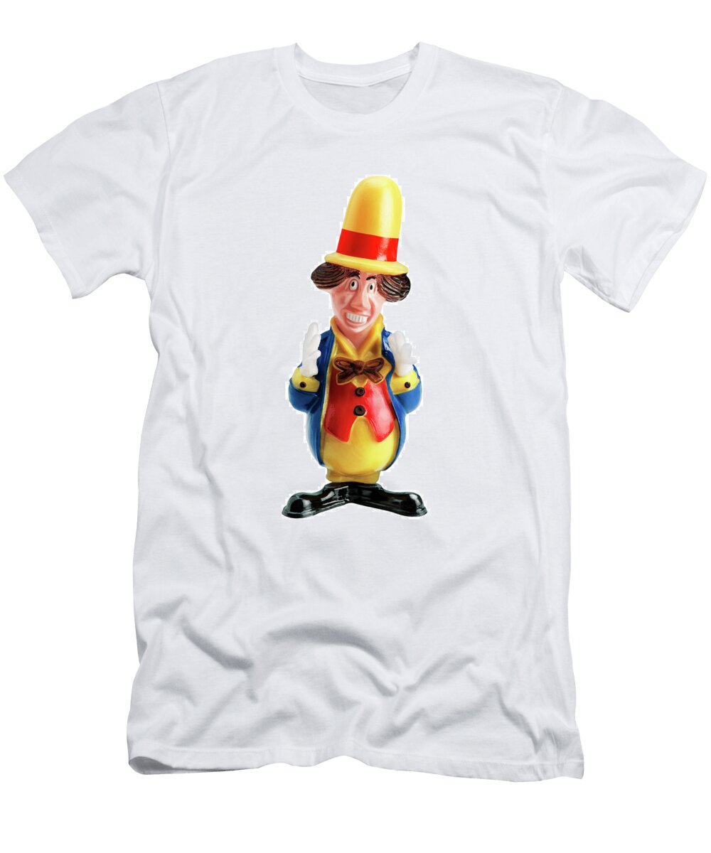 Wacky Man in Big Yellow Hat Csa Images T-Shirt